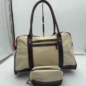 Estée Lauder Vintage Travel Tote and Accessory Pouch Twofer‎